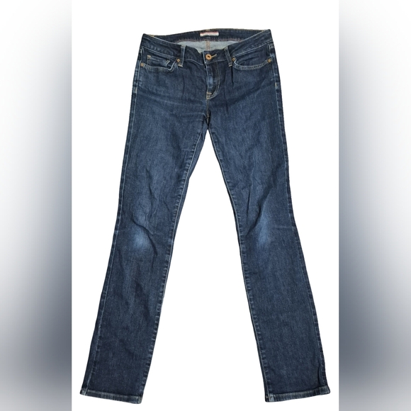 Tommy Hilfiger Denim - Tommy Hilfiger Blue Straight Leg Jeans with Classic Denim Style